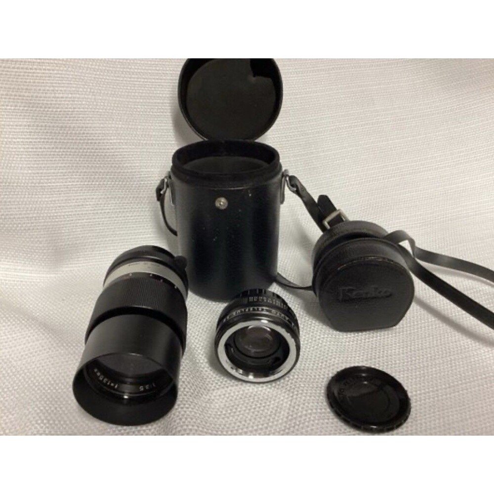 Vintage Vivitar 75-205mm Manual Focus Zoom Lens & 2x Teleconverter - T2 Mount